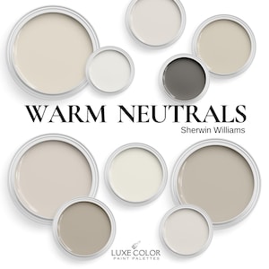 Warme neutrale Farben Sherwin Williams ~ Warme Beige Farben für Wohnzimmer ~ Schlafzimmer ~ Küchen.