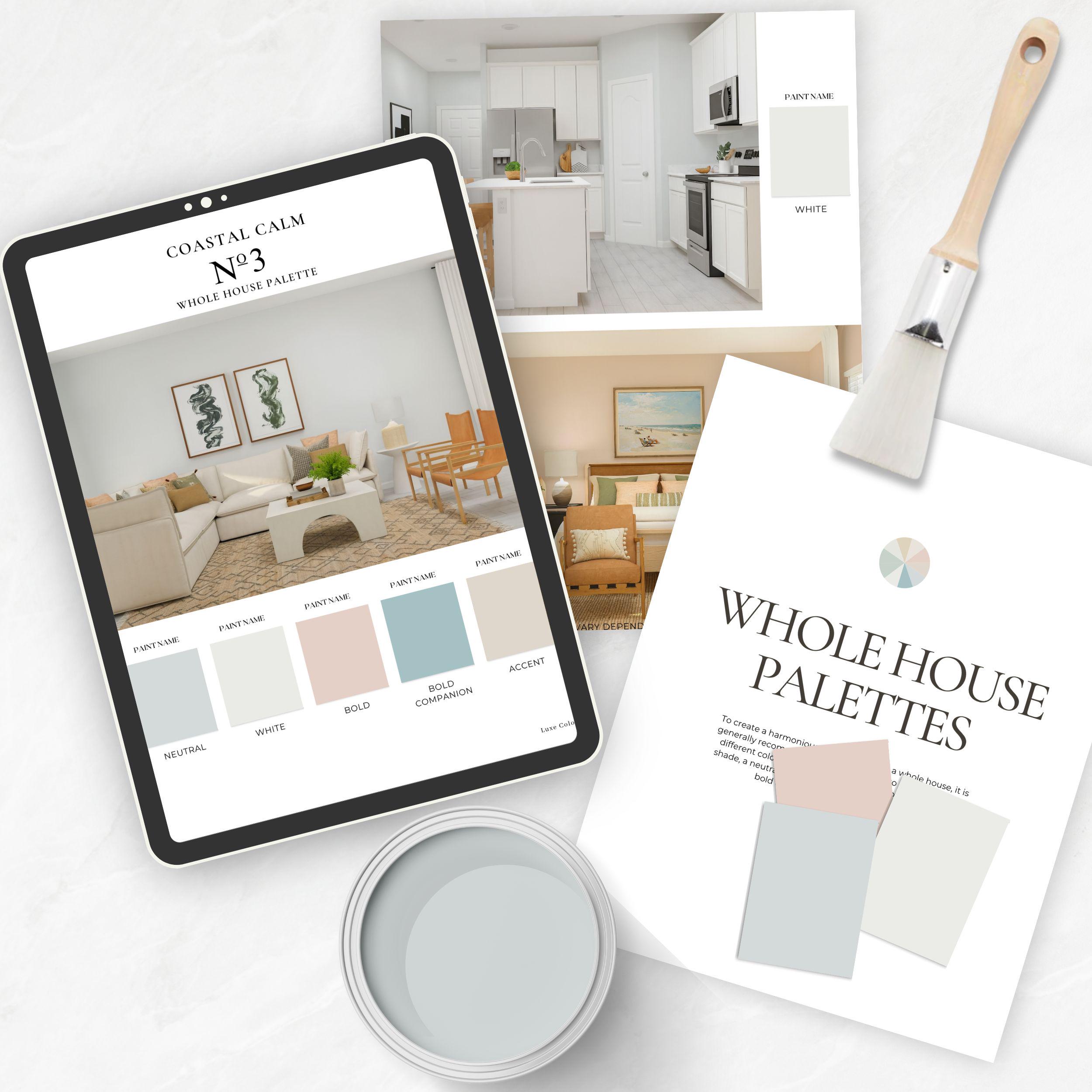 Behr Modern Coastal Color Palette | Coordinating Beach House Blue-green ...