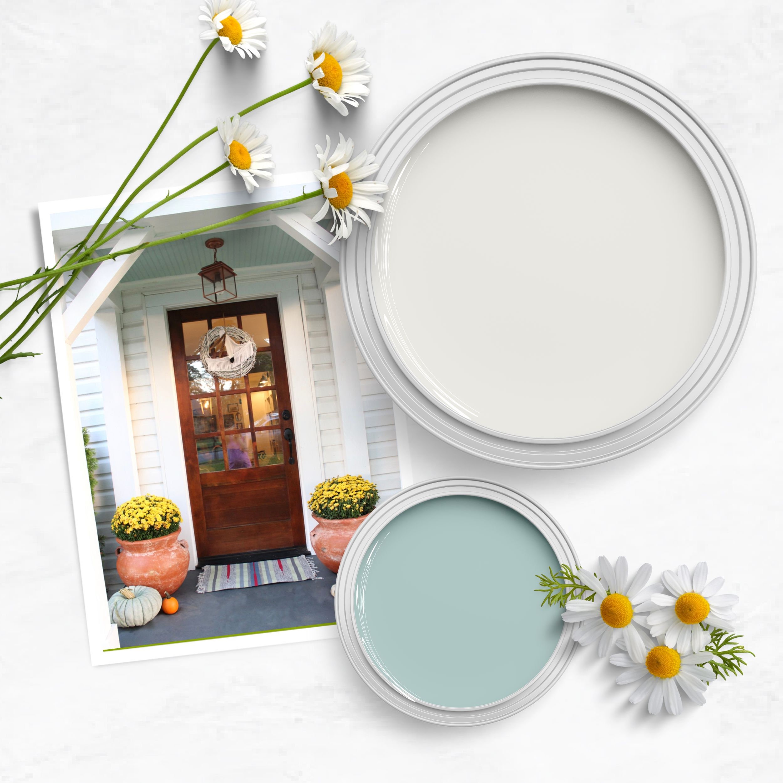 Cottage Farmhouse Paint Palette With Sherwin Williams Colors ...