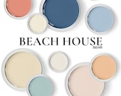 Behr Beach Paint Colors | Tropical Interior Color Palette | Bright Ocean, Sand & Sunset Tones for Home And DIY Decor