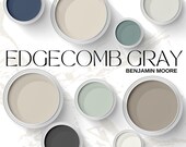 Benjamin Moore Edgecomb Gray Paint Palette | Coordinating Colors | Whole House Neutral Color Scheme | Interior Design Paint Guide 2026