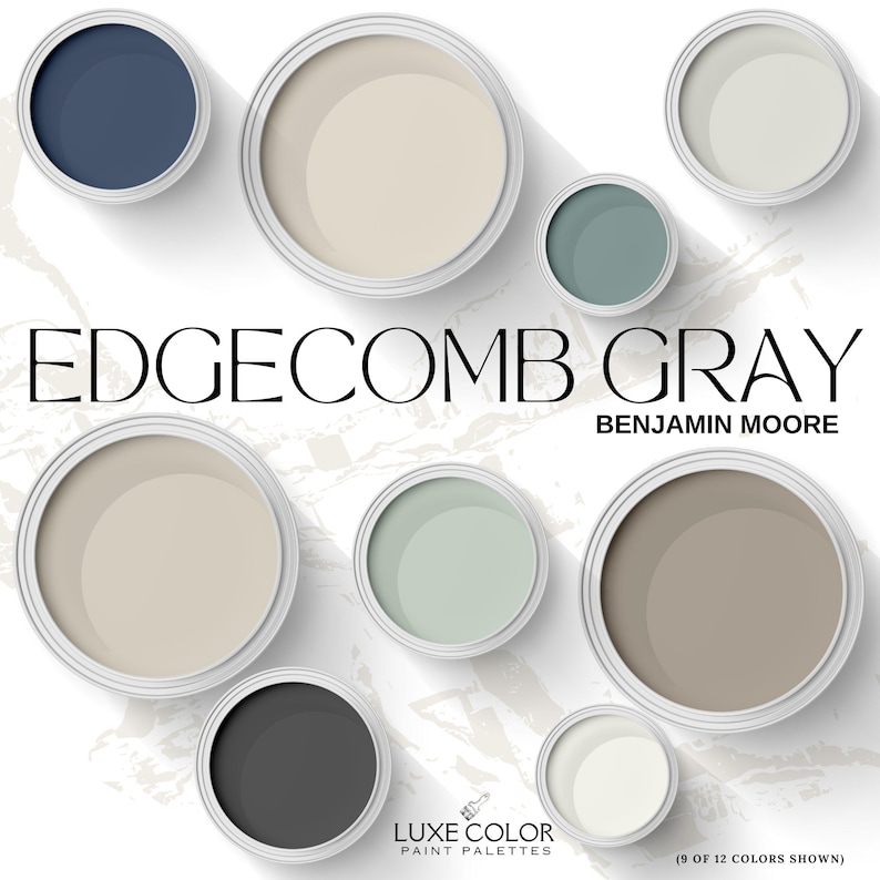 Whole House Edgecomb Gray Color Scheme