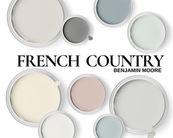 French Country Color Palette ~ Benjamin Moore ~ Whole House Interior And Exterior.