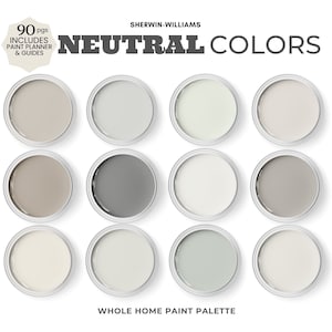 Neutrale Farben für Wohnzimmer ~ Schlafzimmer ~ Küche ~ Beste neutrale Farben für das ganze Haus von Sherwin Williams