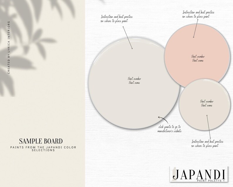 Japandi Color Palettes in Behr Interior Paint for Living Rooms Etsy