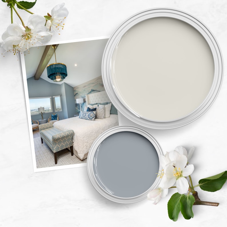 Benjamin Moore Classic Gray Palette ~ Complementary Colors for Living Room, Cabinets, and Whole House. image 4