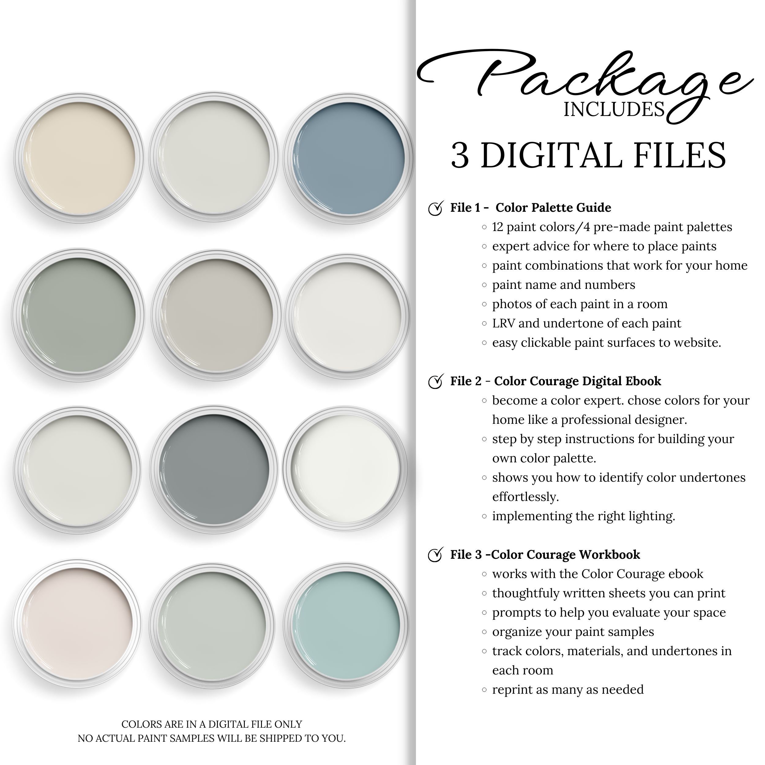 Cottage Farmhouse Paint Palette With Sherwin Williams Colors ...