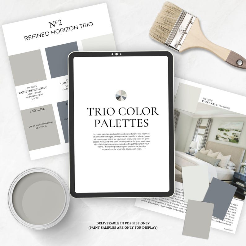 Sherwin Williams Light French Gray Color Palette | Neutral Paint Color ...