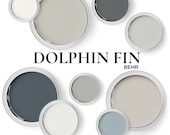 Behr Dolphin Fin Color Palette | Neutral Gray Paint Scheme | Modern Coastal, Farmhouse & Minimalist Home Decor
