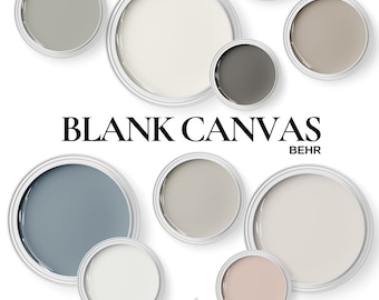 Behr Paint Color Blank Canvas | Best Coordinating Colors For A Whole House Scheme | Behr Color Combinations PDF Guide