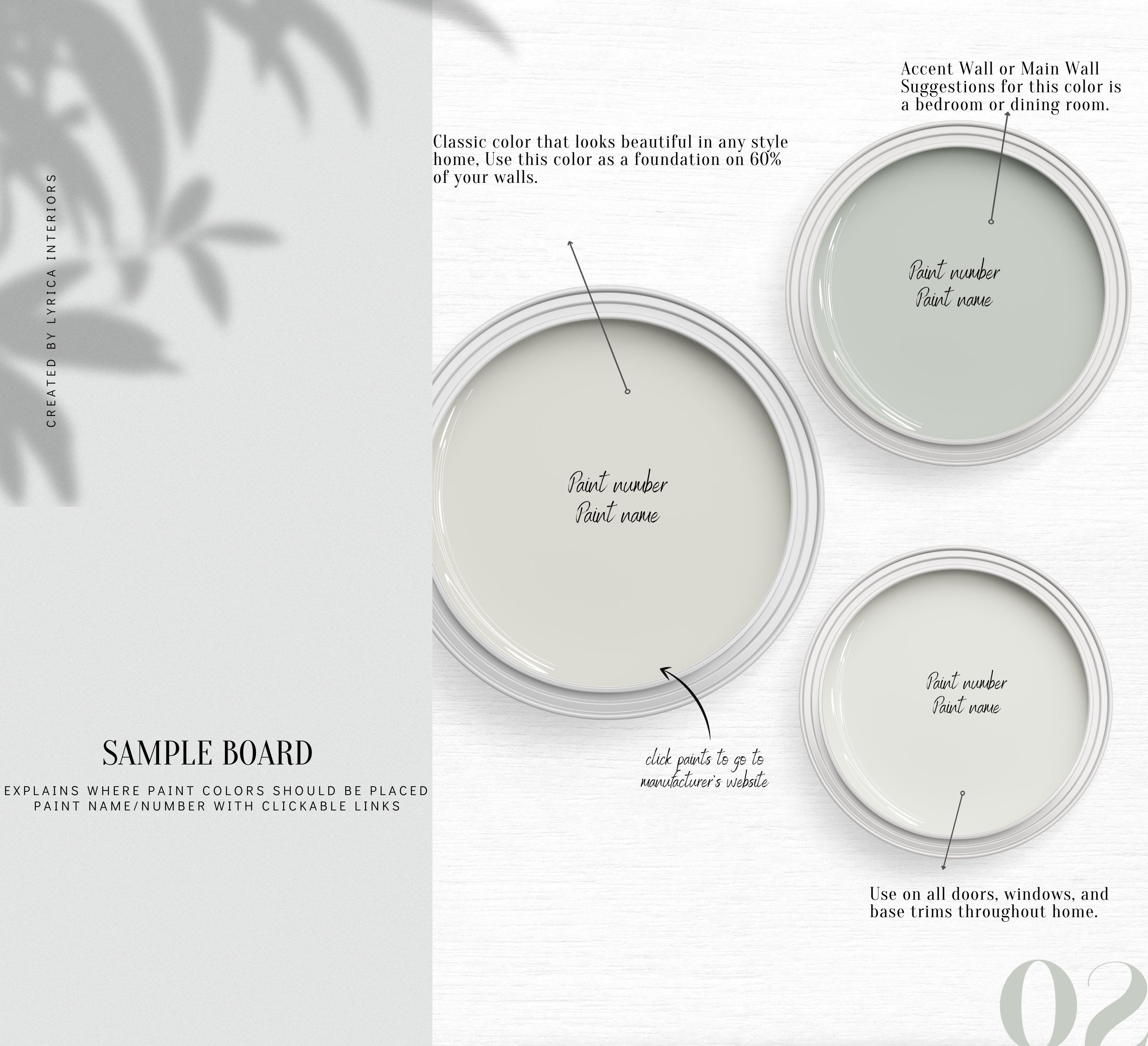 Calm Coastal Paint Color Palette. 2022 Sherwin Williams Color Etsy Ireland