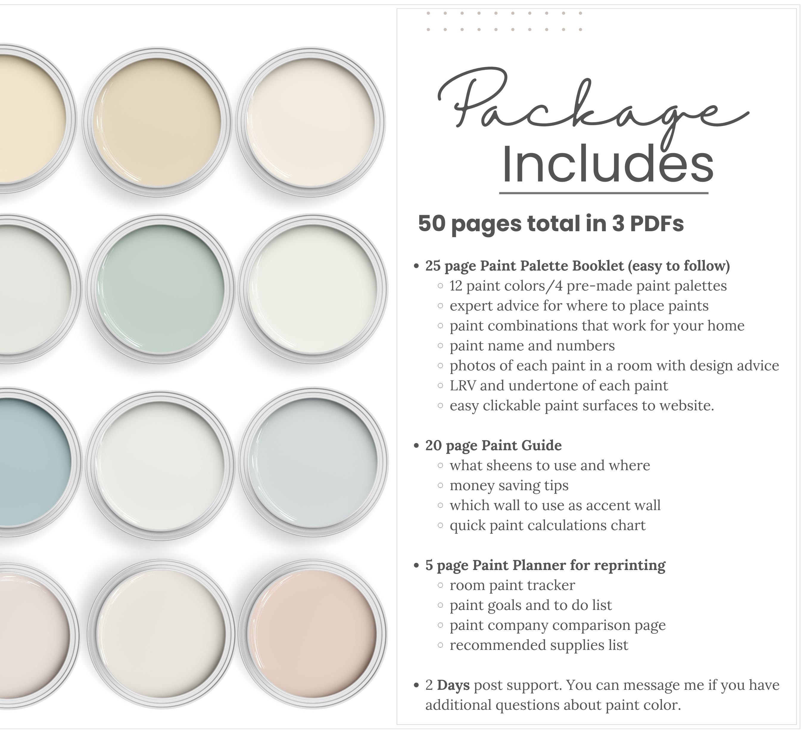 Behr Coastal Paint Colors This Color Palette Includes Behr Etsy UK