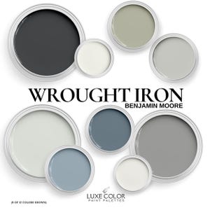 Paleta de cores de ferro forjado da Benjamin Moore (download digital)