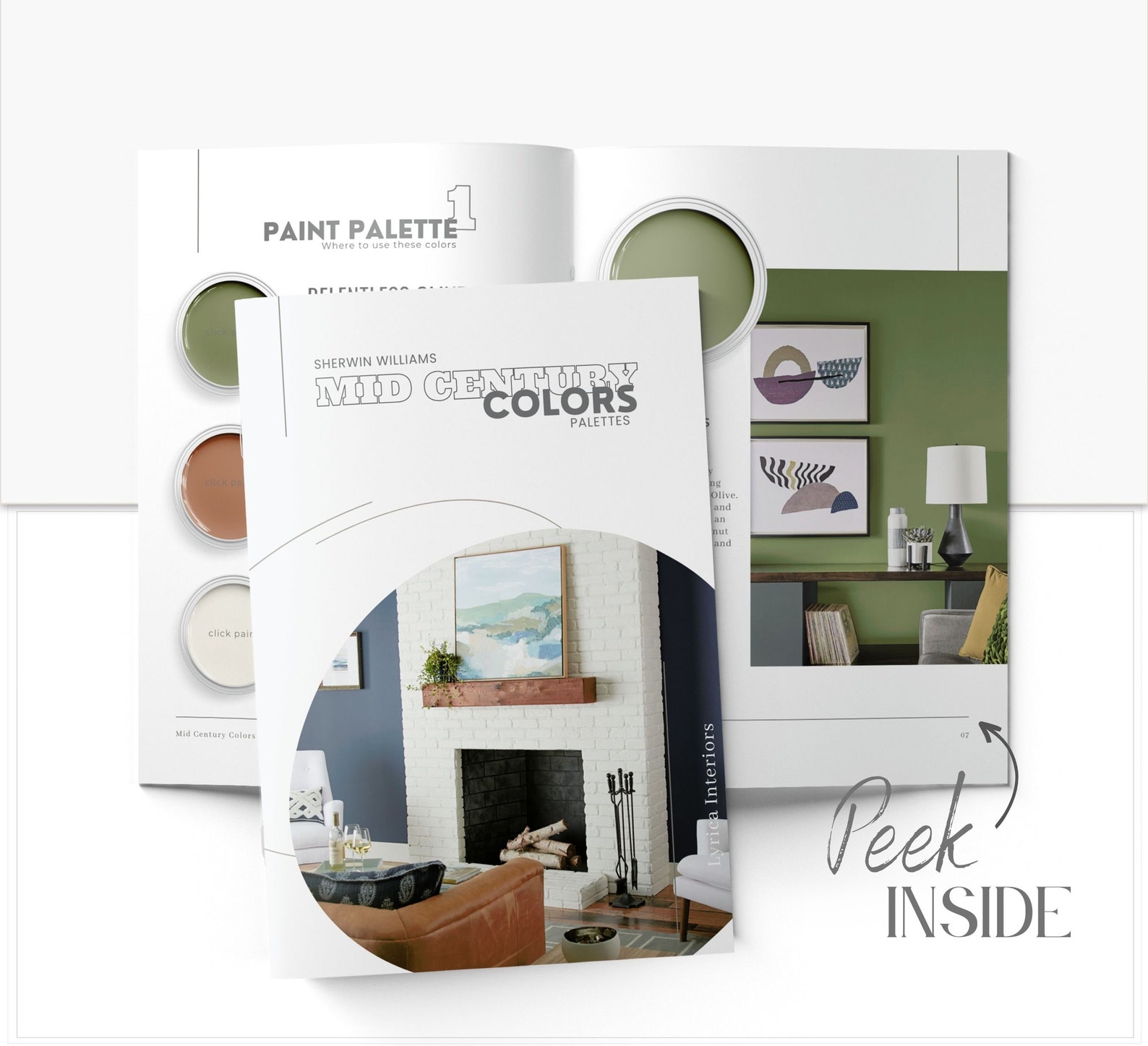 Mid Century Modern Colors Palette Sherwin Williams mid Century Modern