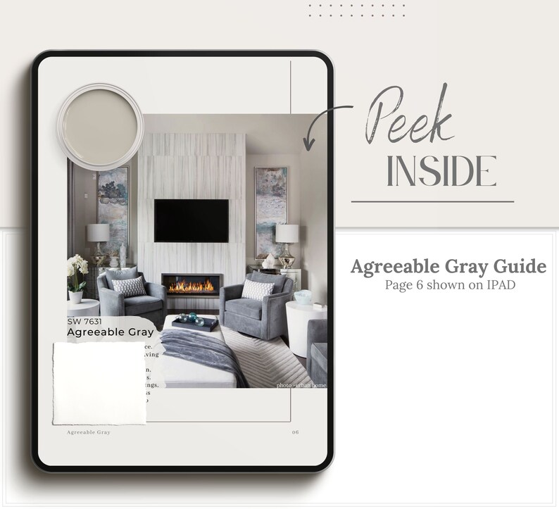 Sherwin Williams Agreeable Gray Coordinating Colors Accent Etsy UK