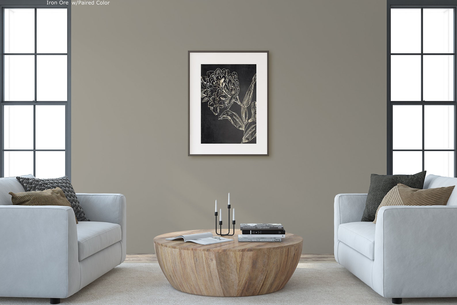 Iron Ore Paint Color Palette by Sherwin Williams With Etsy Ireland