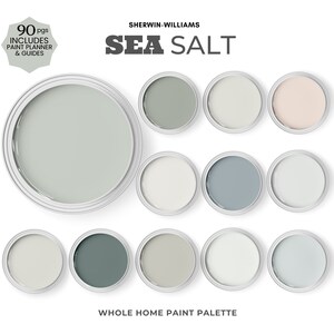 Sea Salt Sherwin Williams Home Paint & Color Palette - Etsy Canada