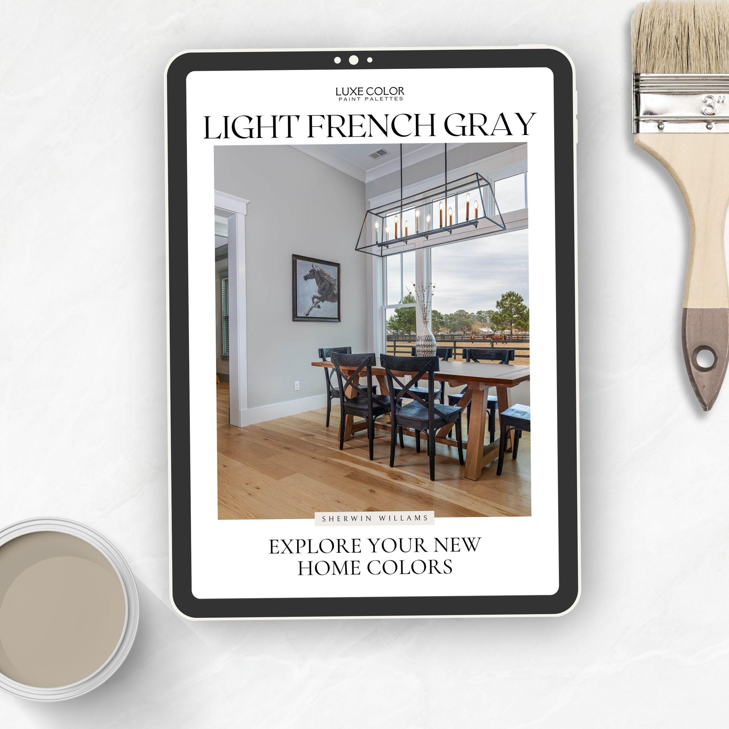 Sherwin Williams Light French Gray Color Palette | Neutral Paint Color ...