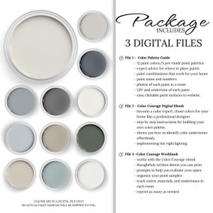 Benjamin Moore Classic Gray Palette ~ Complementary Colors for Living Room, Cabinets, and Whole House. image 2