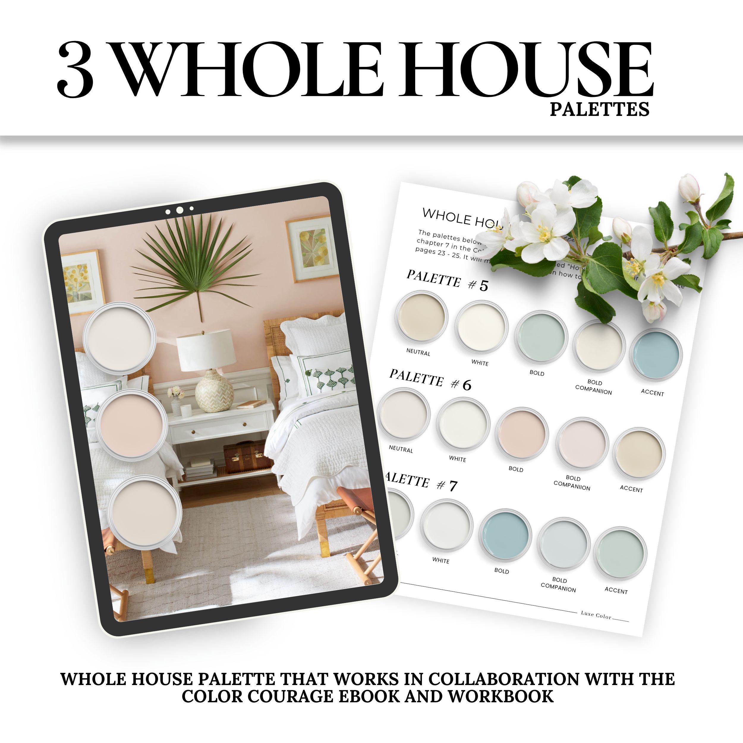 Behr Coastal Paint Colors ~ This Color Palette Includes Behr Swiss ...