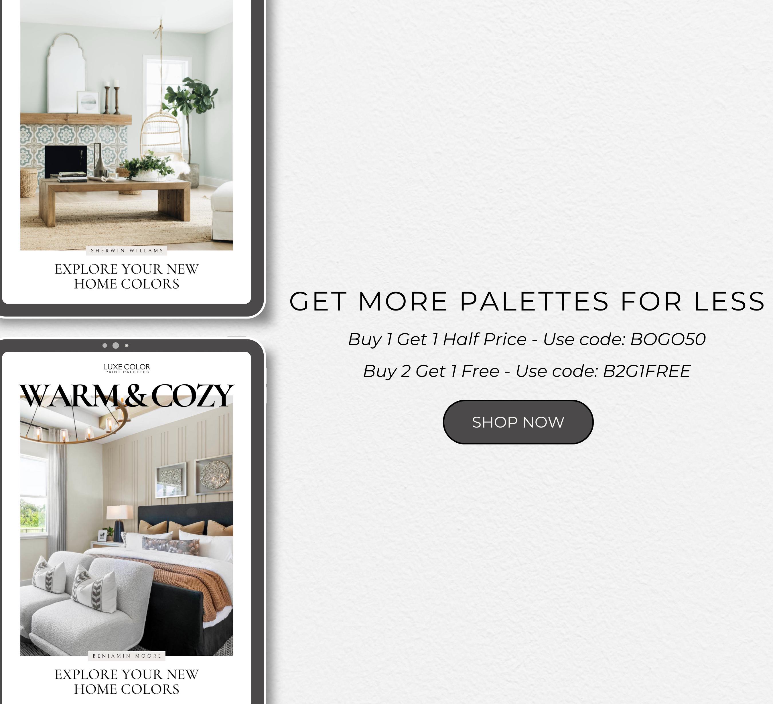 New Modern Farmhouse Paint Palette ~ Sherwin Williams ~ Neutral Color ...