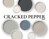 Behr Cracked Pepper Color Combinations | Bold Black Paint Palette for Modern & Farmhouse Interiors