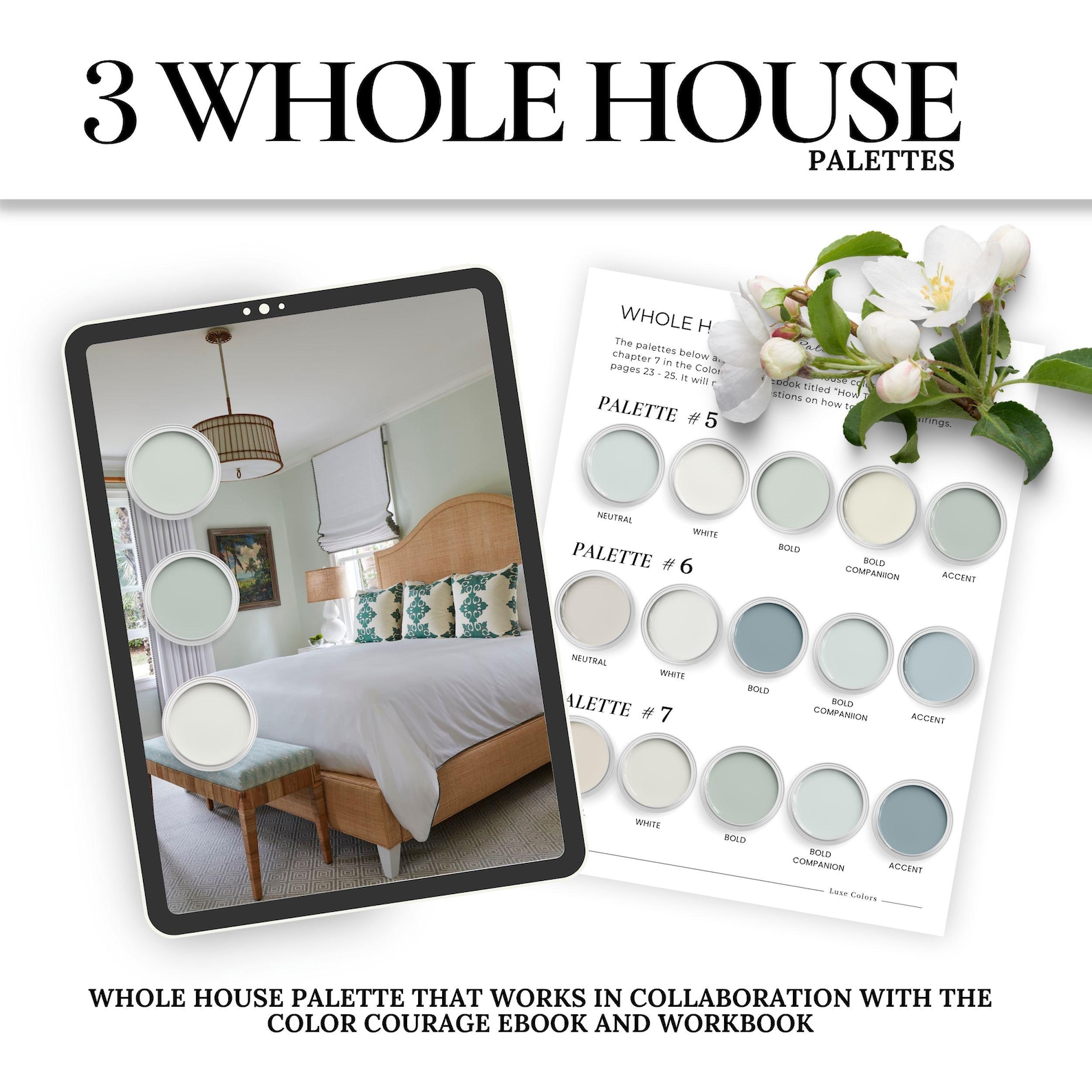Sherwin Williams Coastal Cottage Paint Palette Guide | Beach House ...