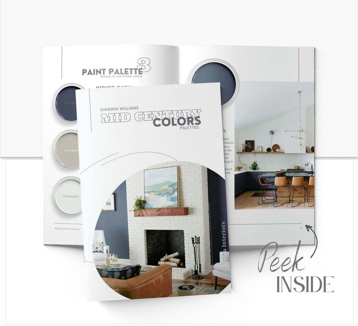 Mid Century Modern Colors Palette Sherwin Williams mid Century Modern