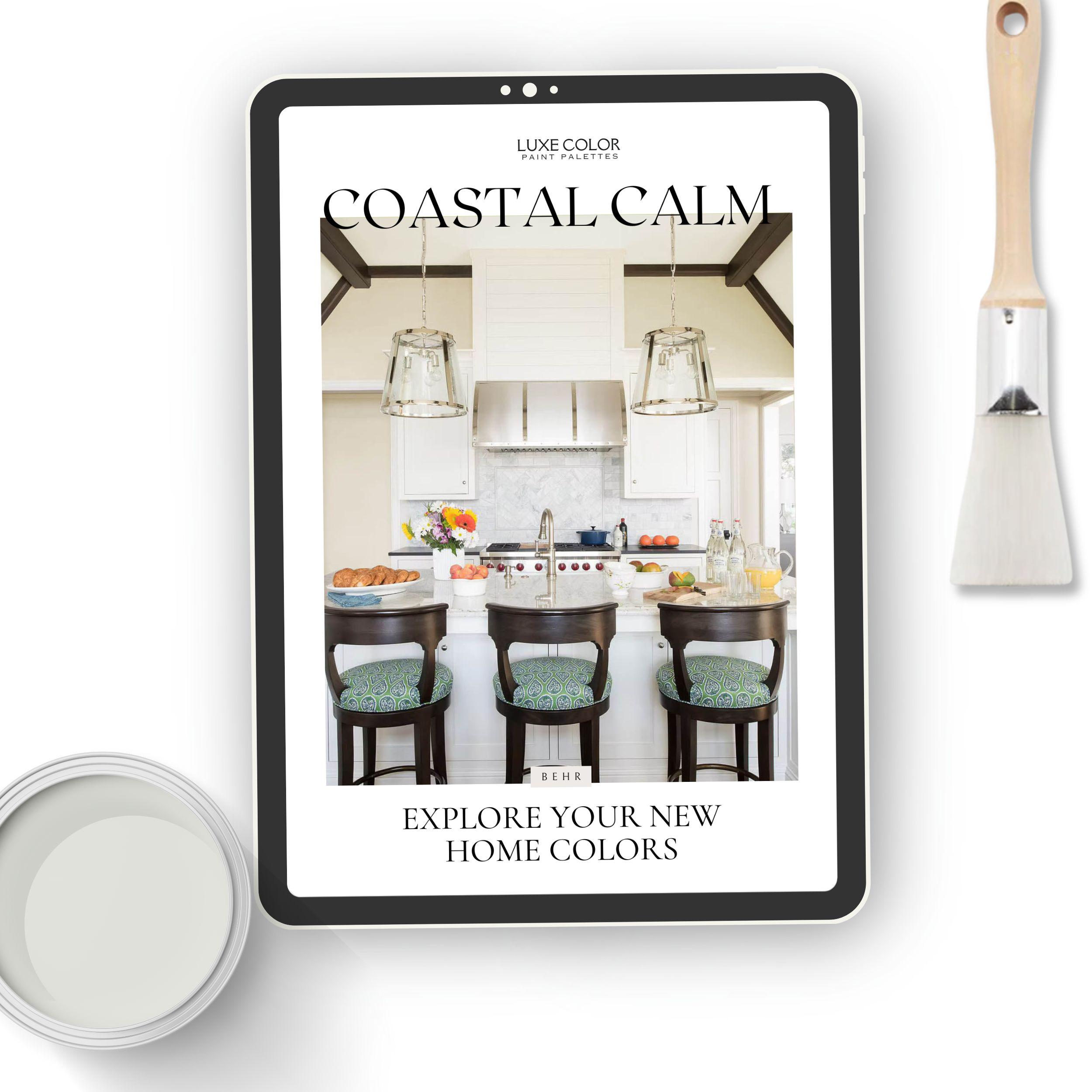 Behr Modern Coastal Color Palette | Coordinating Beach House Blue-green ...