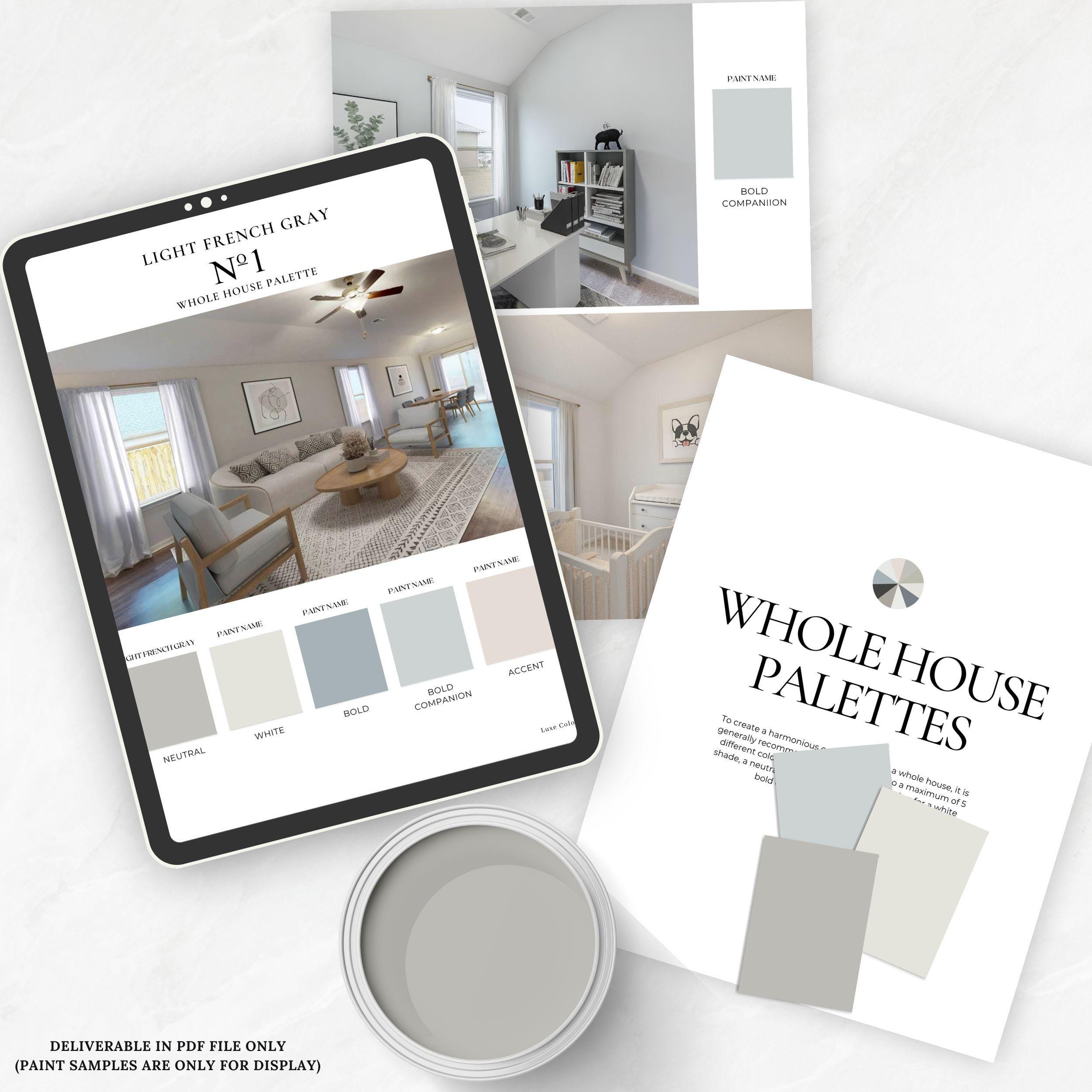 Sherwin Williams Light French Gray Color Palette | Neutral Paint Color ...