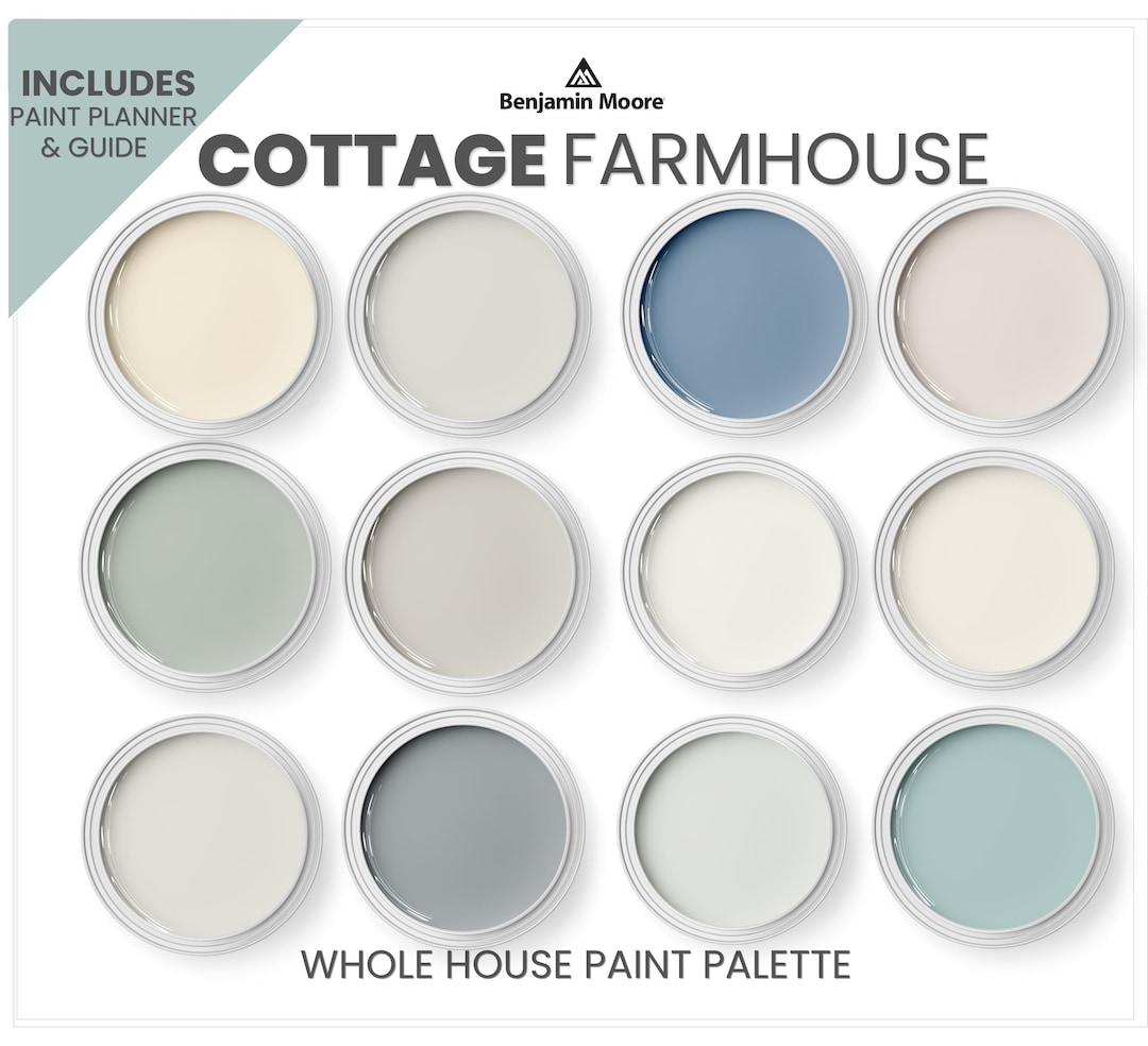 Benjamin Moore Cottage Farmhouse Colors Cottage Style Paint Etsy