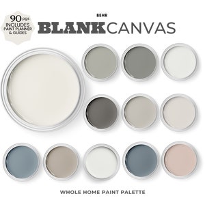 Behr Blank Canvas Coordinating Colors
