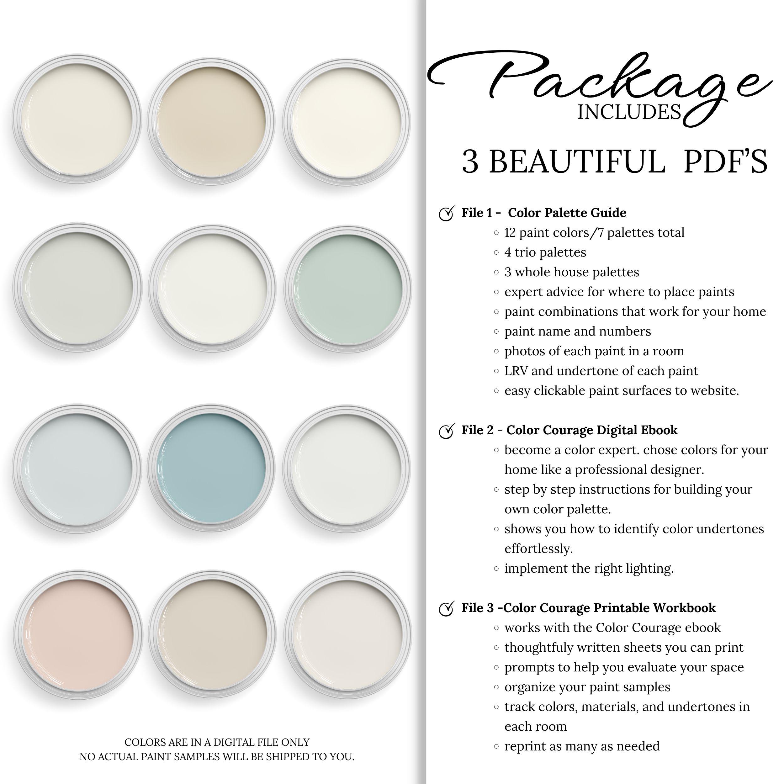 Behr Coastal Paint Colors ~ This Color Palette Includes Behr Swiss ...