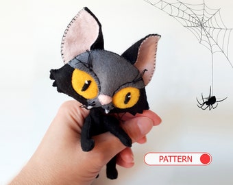 Stuffed Black cat toy Personalized gift Black cat Doll cat plush amigurumi stuffed animal for halloween d\u00e9cor and primitive halloween Stuffed Black cat toy Personalized gift Black cat Doll cat plush amigurumi stuffed animal for halloween d\u00e9cor and primitive halloween