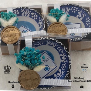 Evil Eye Ceramic Bowl Favors Wedding Favors in Bulk Evil Eye Ceramic Bowl Wedding Favors Party Guest Gift With Decorated Box