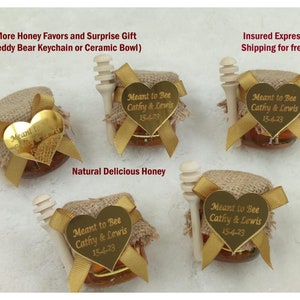 Honey Jar Favors, Wedding Favors in Bulk Honey Jar Favors for Wedding, Baptism Guest Gift, Baby Shower Favor, Thank you gift