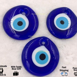 Evil Eye Beads Wedding Favors in Bulk, Evil Eye Magnets, Evil Eye Ornaments, Baby Shower and Thank You Guest Gift Box