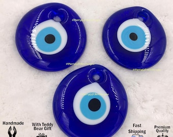 Evil Eye Beads Wedding Favors in Bulk, Evil Eye Magnets, Evil Eye Ornaments, Baby Shower and Thank You Guest Gift Box