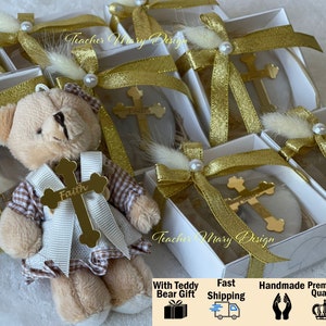 Baptism Favor, Cross Magnet Gift, Mi Baptuzo, First Holy Communion, Free-Express Shipping