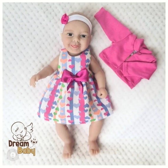 Vestido para bebê Reborn