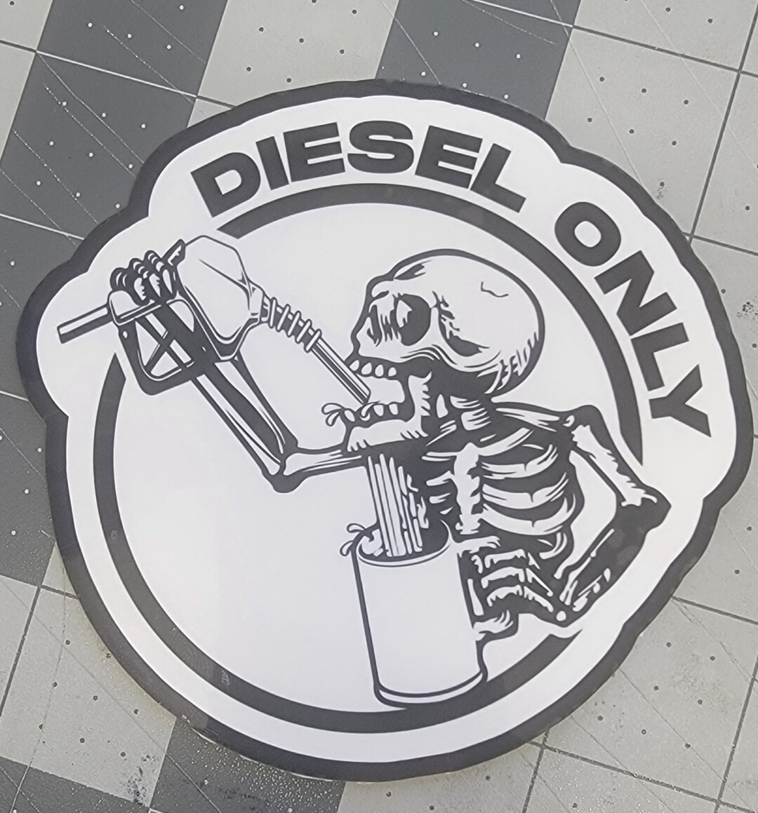 Diesel Only Sticker - Etsy