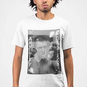 LA HAINE Classic Fit AmplifyDestroy Print Tee Shirt french film paris punk grunge rock street art