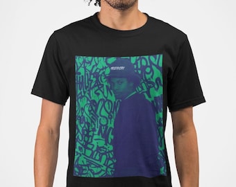 EASY-E Classic Fit AmplifyDestroy Print Tee Shirt NWA Ruthless Records Compton Gangsta Rap Hip-Hop Graphic West Coast Icon Streetwear urban