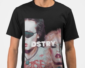 1980 Vintage Original Sid and Nancy Sx Pistols T Shirt Tee Size