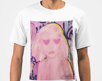 Blondie Graphic Tee: 80er Jahre Debbie Harry Vintage Style Baumwoll T-Shirt
