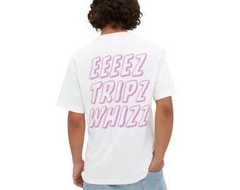 Oversized T-Shirt mit Grafikprint, Tripz Rave-Musik-Stil