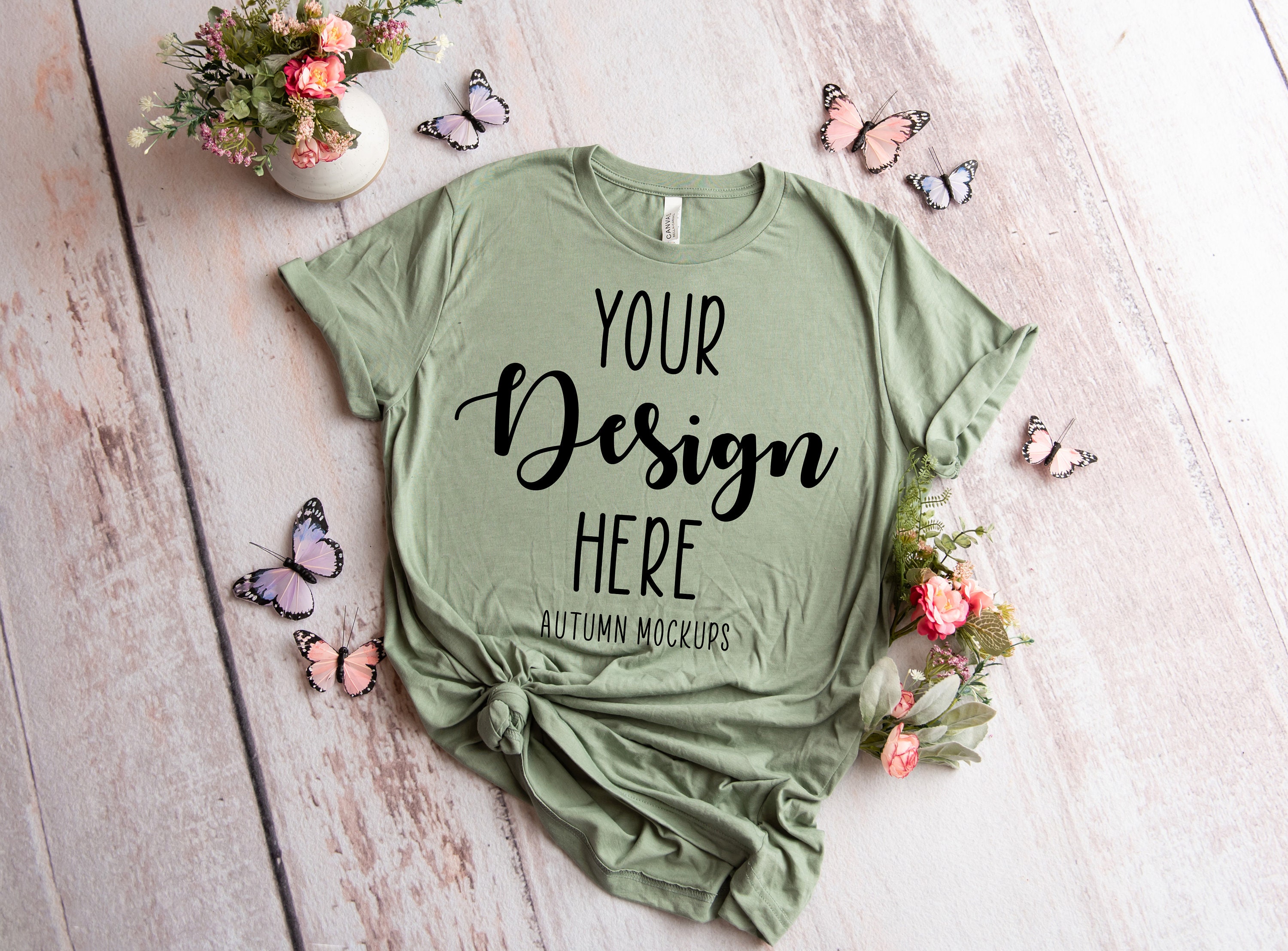 Bella Canvas 3001 Tshirt Mockup Bella 
