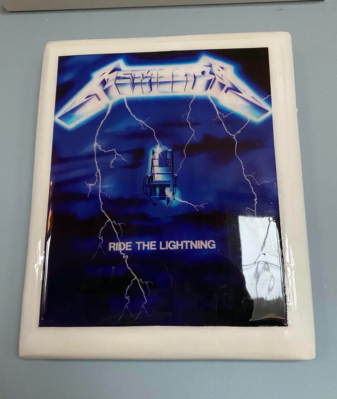 Metallica Ride the Lightning... Album Cover... Legendary Metal Band ...