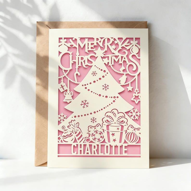 Personalized Christpersonalized Christmas Cards With Envelopes, 2025