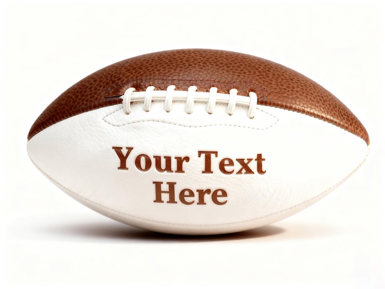 Personalized Custom Football High School Football Junior Football Full 12-Inch Football Gifts for Coach Dad Football Fan Groomsmen Birthday imagem 3